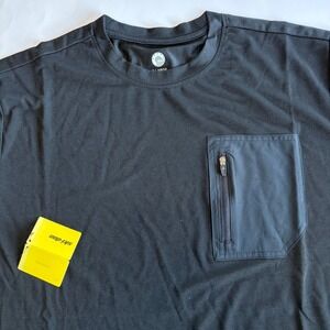 Ski-Doo Men's XL Black‎ BC Series Pocket Tee Wool Blend Deep Snow Series NEW